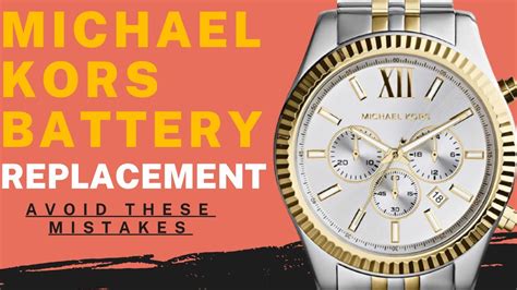 how to pair michael kors watch|Michael Kors Watch battery chart.